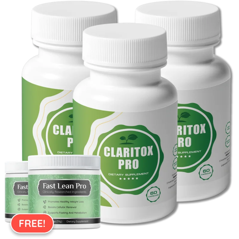 Claritox Pro Cognitive Supplement Bottle (3 Bottle / 90 Day Pack)